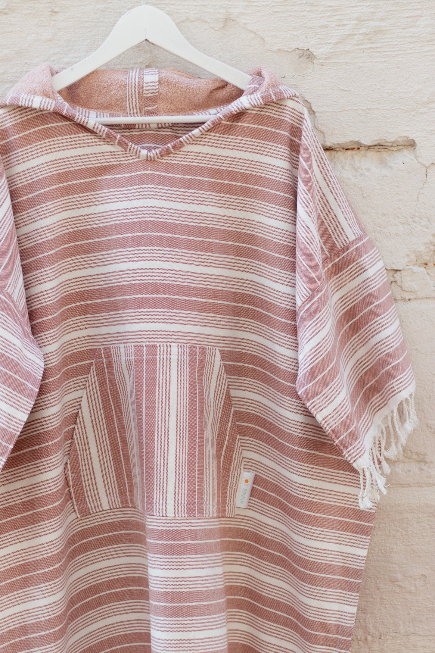 LOVELINE IN DUSTY PINK - Annie Son Bad, Strand, Reis, Surf Poncho, Robie Volwassenen