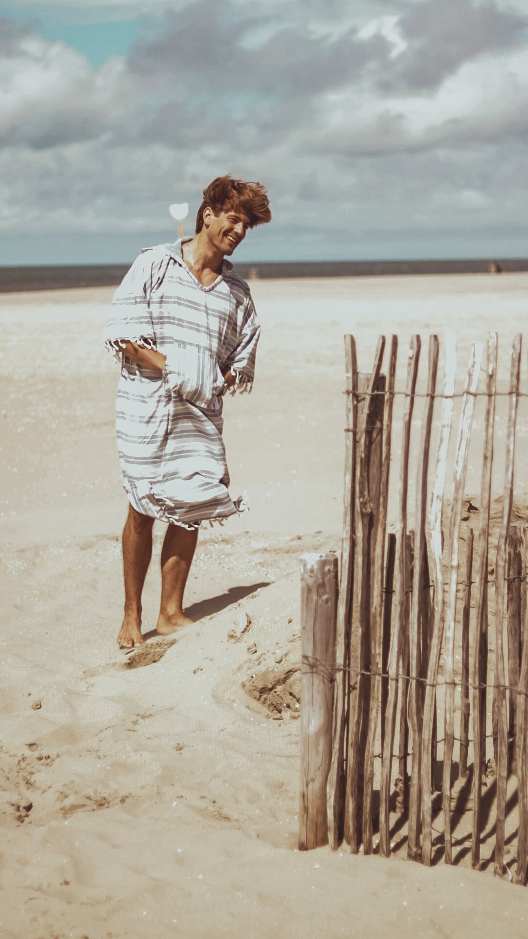 LOVELINE IN BLUE - Annie Son Bad, Strand, Reis, Surf Poncho, Robie Volwassenen