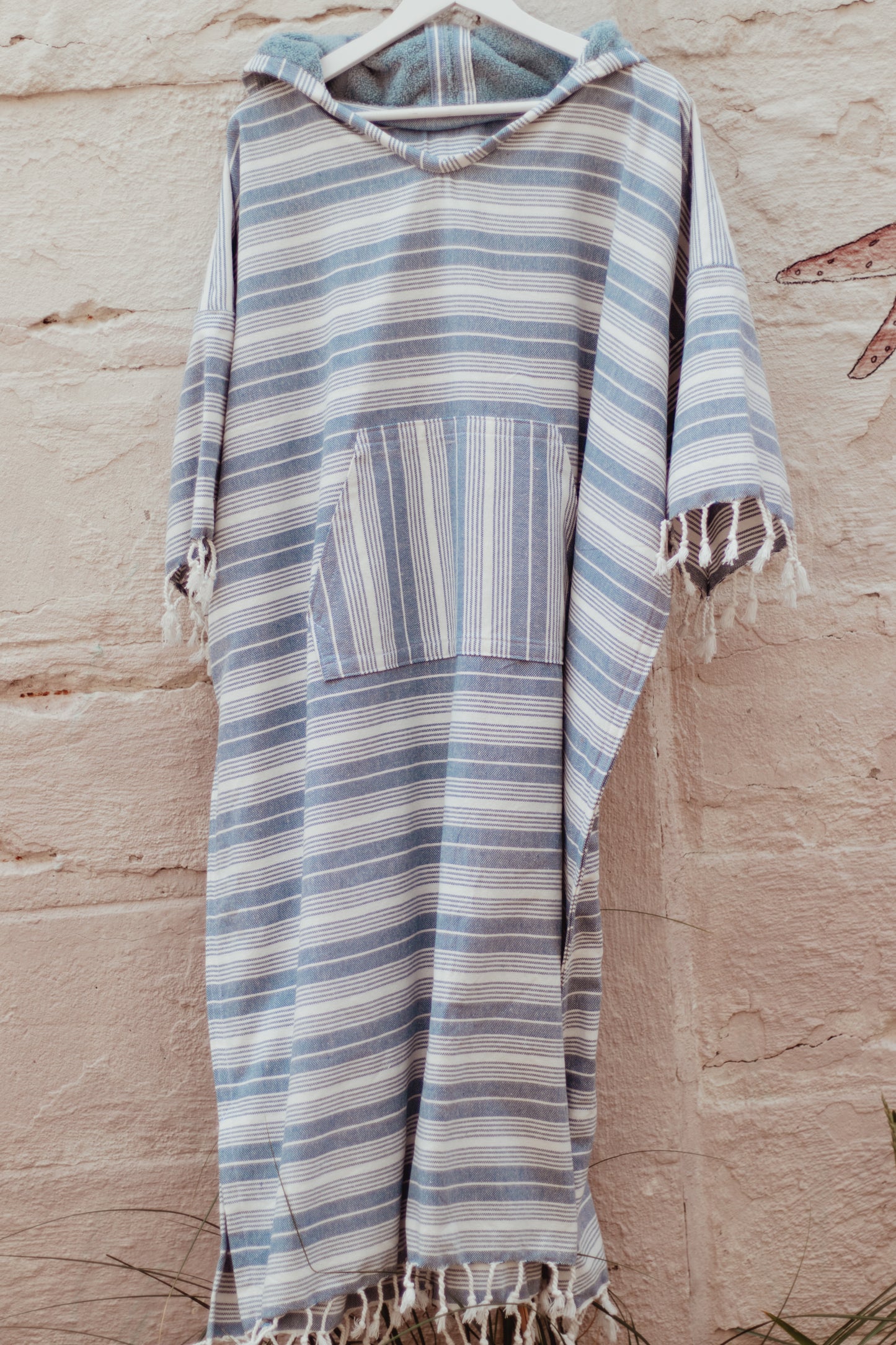 LOVELINE IN BLUE - Annie Son Bad, Strand, Reis, Surf Poncho, Robie Volwassenen