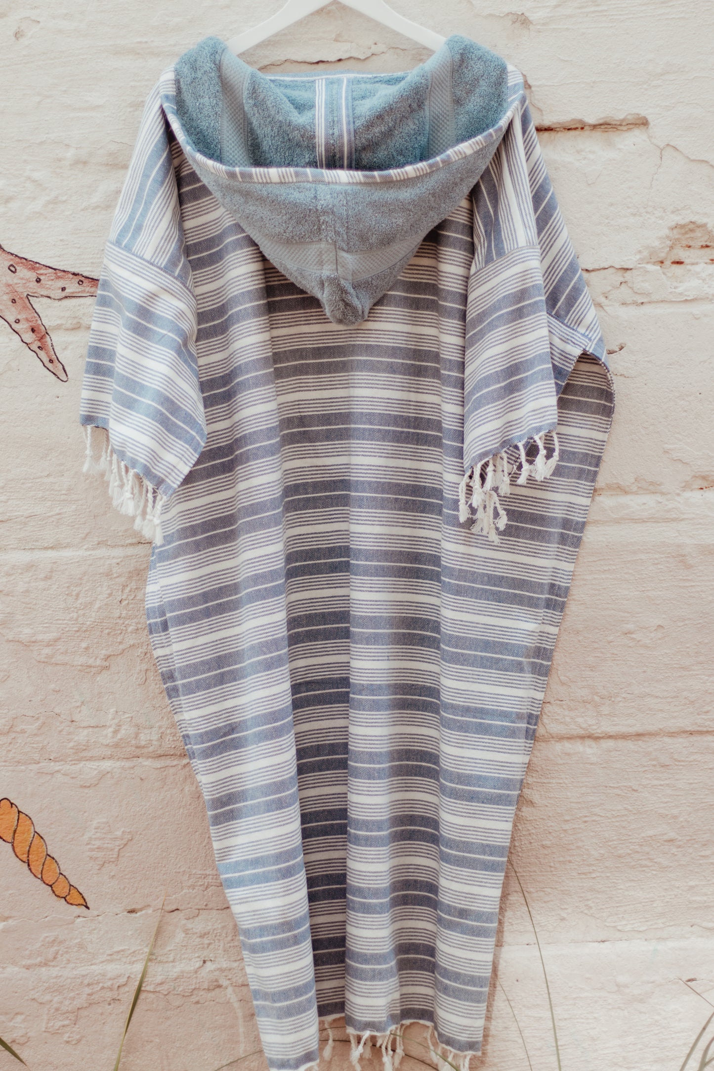 LOVELINE IN BLUE - Annie Son Bad, Strand, Reis, Surf Poncho, Robie Volwassenen