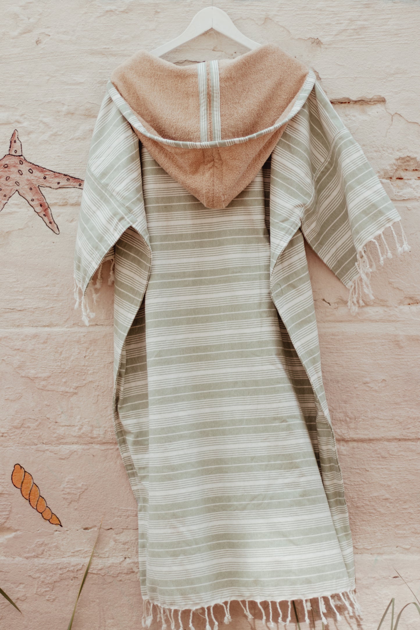 LOVELINE IN OLIVE - Annie Son Bad, Strand, Reis, Surf Poncho, Robie Volwassenen