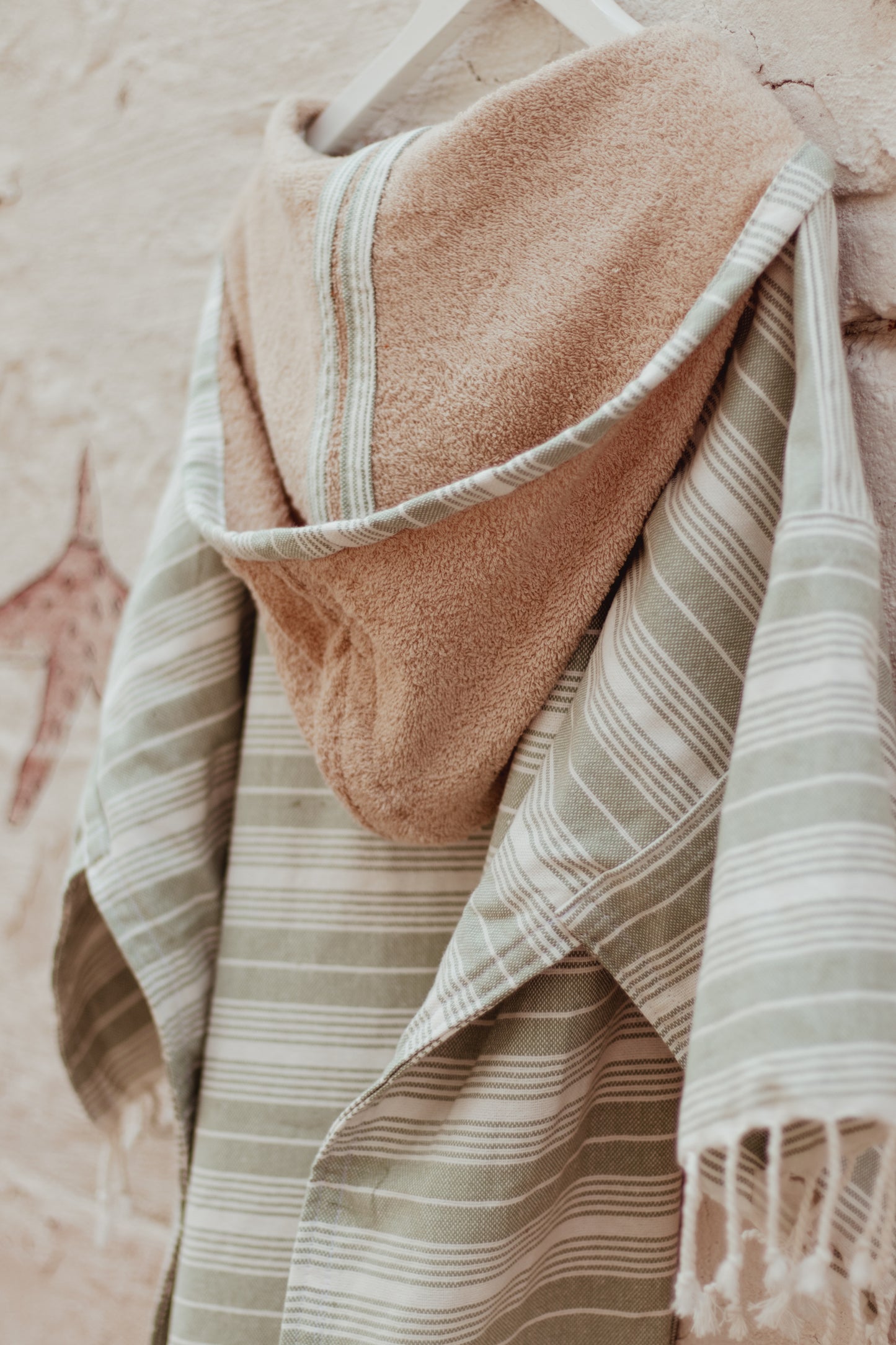 LOVELINE IN OLIVE - Annie Son Bad, Strand, Reis, Surf Poncho, Robie Volwassenen