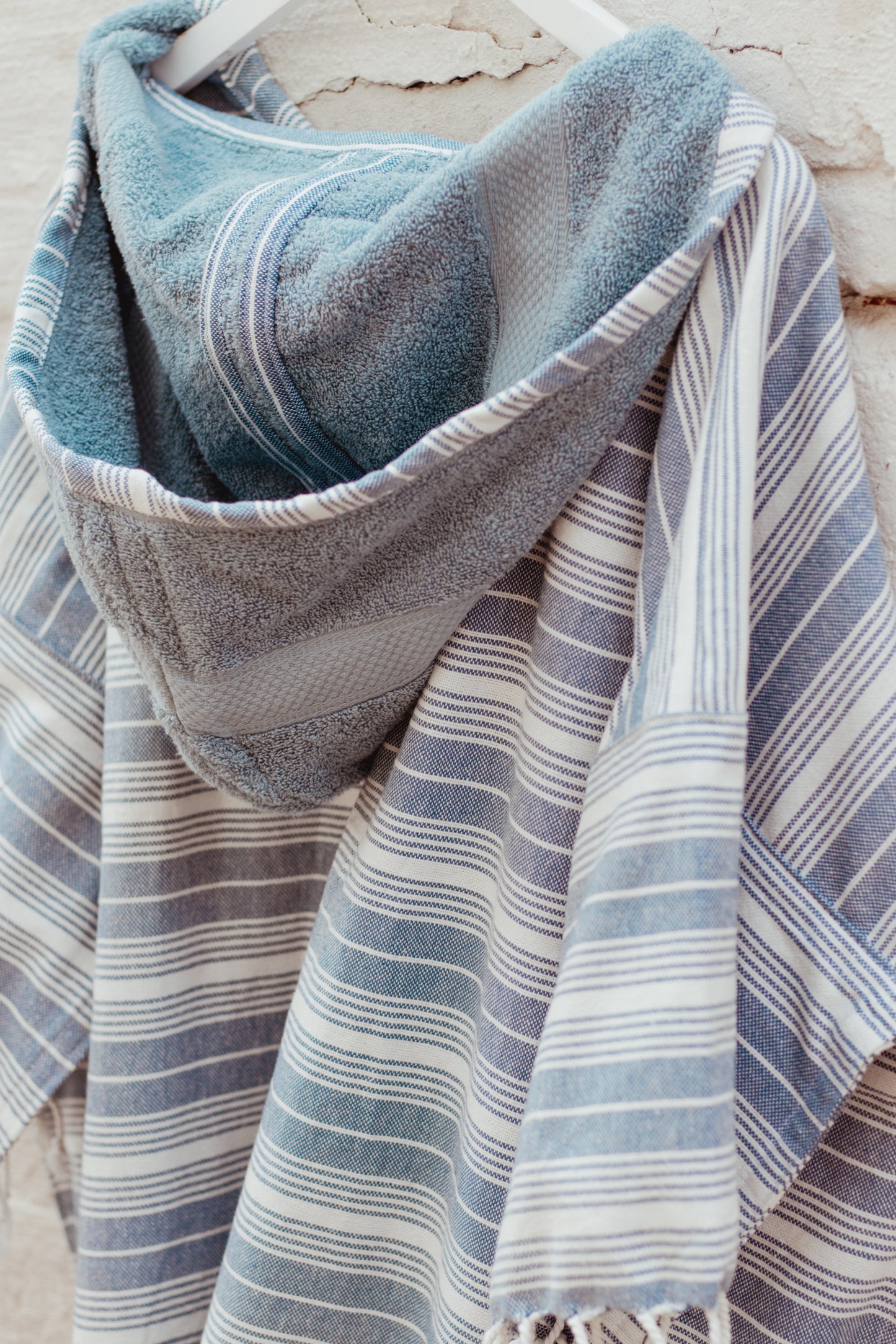 LOVELINE IN BLUE - Annie Son Bad, Strand, Reis, Surf Poncho, Robie Volwassenen
